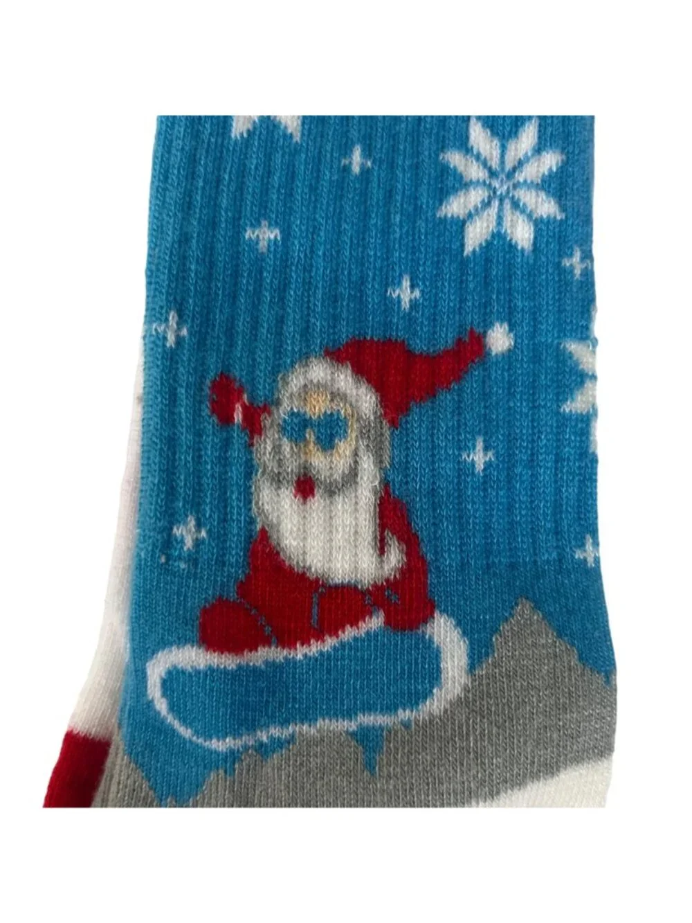 Two Sox Brand Holiday Socks Size 10-13  New Snowflake Santa Christmas